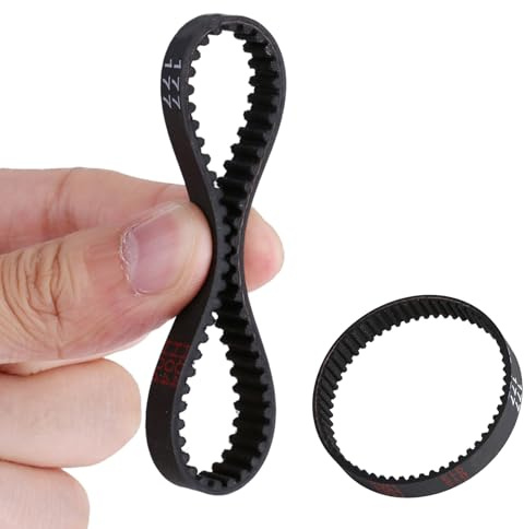 Cintura dentata, in gomma dentata resistente all'abrasione e elastica, cintura per piallatrice, per piallatrici portatili, 9mm
