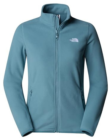 The North Face NF0A855O422 W 100 Glacier FZ - EU Sweatshirt Damen Stormy Blue Größe S