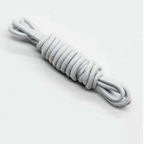 Nueva banda elástica redonda de goma elástica en y negro de 1,0 a 5,0 mm para hacer joyas, coser ropa, accesorios de bricolaje, 5 mm, 5 m