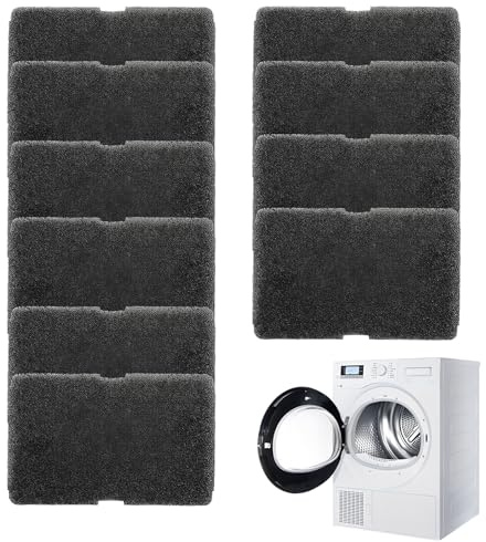 Filtro per Asciugatrice Beko 10 Pezzi, Compatibile con Beko, Grundig, Blomberg, ElektraBregenz, Filtri Ad Alta Efficienza, 240 x 150 x 10 mm, Può essere riutilizzato