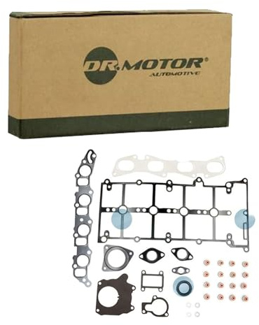 DR.MOTOR AUTOMOTIVE DRM15201S Dichtungssatz Zylinderkopf mit Wellendichtring-Nockenwelle mit Zylinderkopfhauben-Dichtung mit Ventilschaftabdichtung ohne Zylinderkopfdichtung mit Kompatibel mit OPEL | DRM15201S passend für 147 156 GT Astra