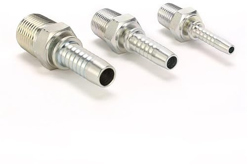 100PCS NPT M 1/4''Threaded Straight fitting,15611-04-04,Hydraulic Hose Fitting,1/4'' Hose Connector,High Pressure Fittings