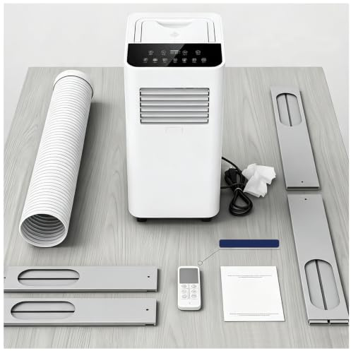 GQKVQ 3-in-1 Portable Air Conditioner 7000 BTU - 24 hr Timer, Window Kit,