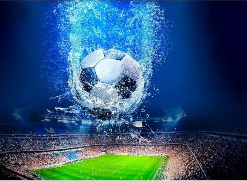 WACYDSD Puzzle 500 Teile Fantasy-Fußballstadion Klassische Puzzle 3D Puzzle DIY Kit Holzspielzeug Einzigartiges Geschenk Wohnkultur Geeignet für Alter 14 und älter
