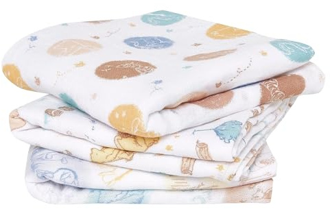 aden + anais musy Spucktücher, Mulltücher-Set für Neugeborene & Kleinkinder aus 100% Baumwoll-Musselin Mehrzweck-Babytücher für Mädchen & Jungen, 70x70cm, 3er Pack, Winnie in the Woods