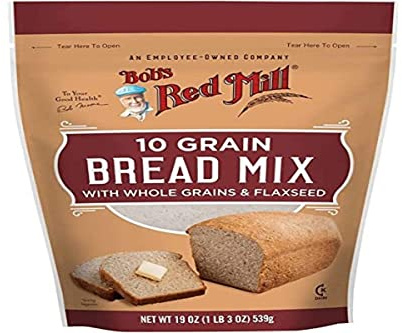 10 Grain Bread Mix with Whole Grains & Flaxseed, 19 oz (539 g), Bob's Red Mill
