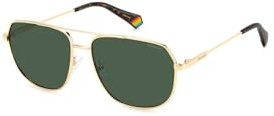 POLAROID Pld 6195/s/x J5G/UC GOLD Sunglasses Unisex Steel, Standard, 58