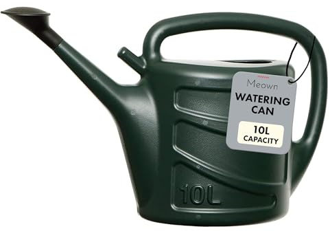 Meown Watering Can, Large, 10 Litre, Green