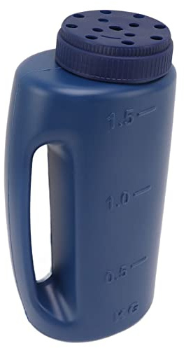 BusoTh Hand Spreader Shaker, Handheld Fertilizer Spreader, Wide Application, Labor Saving, Thick Plastic Material, withDialControl, for Grass Seed, Salt, Fertilizer (Blue), BusoTh0znsvxqwbe-12