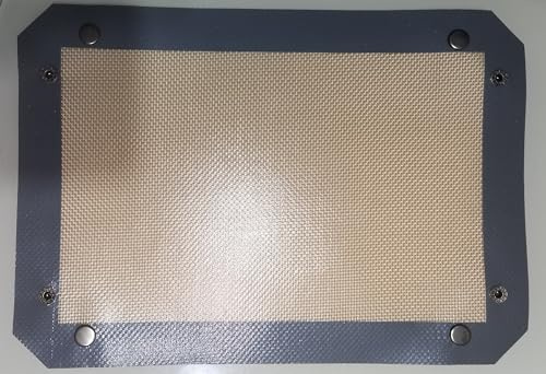 Yansumi Silicone Baking Mat,Multifunctional Thick Reusable Nonstick Bakeware Mats for Cookies, Macarons, Bread and Pastry (16.5x11.6)