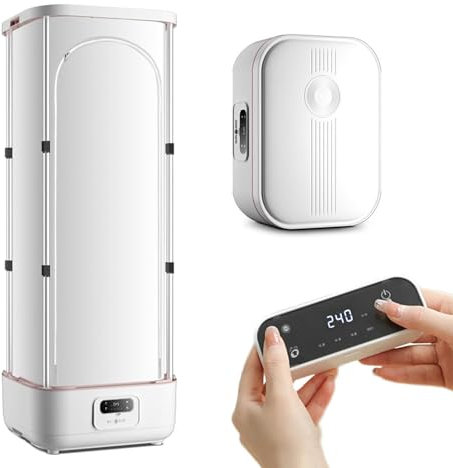 DPLXFPP Machine À Repasser 900 W Sèche-Linge Domestique, Repassage À Vapeur Automatique, Cuiseur Vapeur Pliable Et Sèche-Linge, Machine À Repasser Automatique Presse À Vapeur