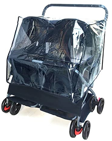 4-i-1 Multifunktionell Katt Och Hundvagn Dubbla Lager Fällbar Löstagbar Husvagn Med 4 Hjul Shopping Resevagn Buggy Med Regnskydd Upp Till 20 Kg / 20 Kg Husdjursvagn