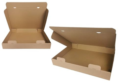 merverd Maxibriefkartons Versandkartons Faltschachtel Faltkarton Warensendung Büchersendung Versand Post Tasche Braun 35x25x5 cm (25 stück)