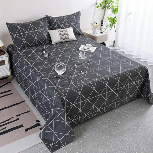 Sábana De Algodón Impermeable Y Estera Separadora De Orina, Sábana para Niños, Sábana para Cama Individual Y Doble para El Hogar-01-110X150cm-1Pieza