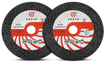2 Stück Trennscheiben DAXIEFOO 75mm Trennscheiben geeignet für Mini Winkelschleifer, zum Schneiden von Metall und Holz