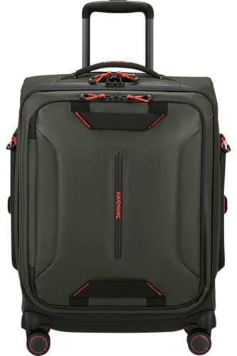 Samsonite Ecodiver Koffer mit 4 Rädern, Handgepäck, 55 cm und 50 l, maximale Kapazität, Grün