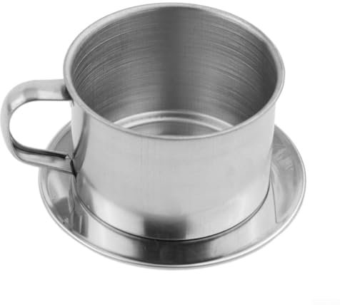 Cafetera vietnamita de acero inoxidable con filtro de goteo método tradicional de preparación para delicioso café 50ml/100ml de capacidad