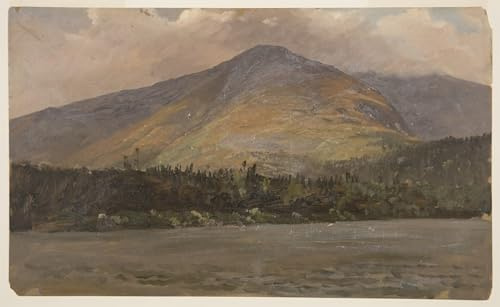 WGZGEFLEB Famous Painting Decorative Poster Artwork Wall Art Mt Katadhin Showing Pomola and the Great Basin From Sandy Bottom Pond by Frederic Edwin Church Animal Pictures for Home Decor 60x90cm