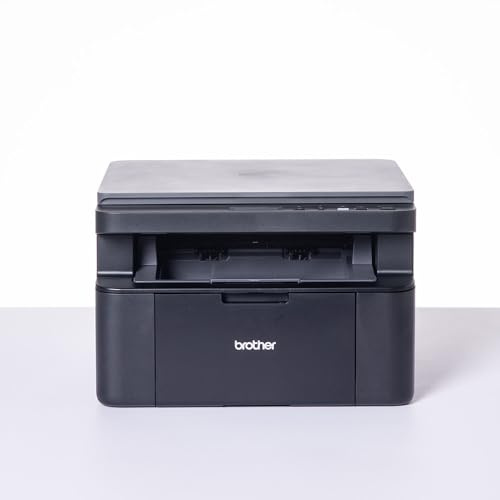 Brother DCP-L1640W wireless, mono laser multifunction printer | 20 PPM | USB, Ethernet & Wi-Fi | 128MB of Memory | A4 print/copy/scan | 2 line LCD control panel | UK Plug