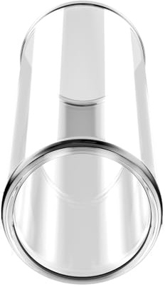 High-Borosilicate Glass Guitar Slide for Electric, Acoustic, Resonator Guitars - Fits Size 7-8 Rings, Ideal for Small Fingers and Pinky