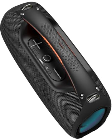 Bluetooth Speaker with Subwoofer, 100W Waterproof Portable Wireless Speaker with Colorful Lights, 12000mAh Battery, Suitable for Outdoor and Home Use