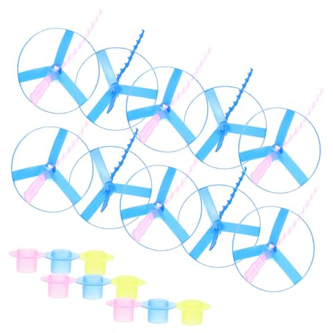 GARIOUANS 10piezas Juguetes Ovni de Disco Volador Cuerda Platillo Volador de Juguete de Exterior para Platillo Volante para Jugar el Parque Color Aleatorio Varios Estilos