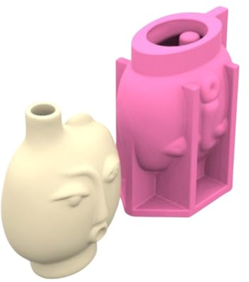 Moule flexible en silicone multifonction pour faire des pots de fleurs et des pots de fleurs distinctifs