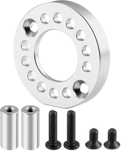 AXspeed RC Motor Mount 1 Set Aluminum RC Motor Bracket Seat for Tamiya TA02 1/10 RC Car(Silver)