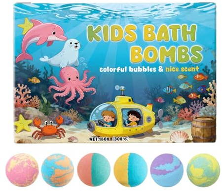 Bath Foam - Moisturizing Cleansing Salt Ball, Scented Foaming Bubble Bath | for Mom Wife Grandma Girls Youth Family Home Travel Men
