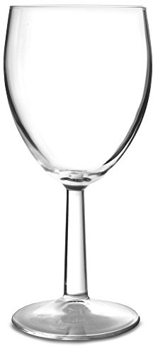 Utopia Pasabahche Saxon Toughened Wine Glasses 12oz LCA at 250ml, Pack of 12