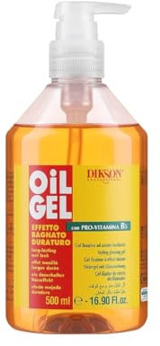 Gel per Capelli Fissativo ad Azione Lucidante Effetto Bagnato Oil Gel Dikson 500 ml (D3115)