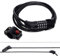 qeedo Bike Trailer Lock Fahrradanhänger Kabelschloss [2,5m x 8mm] Fahrradschloss