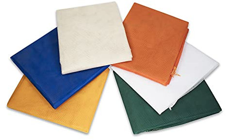 Tata Home Tenda Zanzariera con Anelli Porte Finestre Zanzariera per Esterno Moschiera Rete Tenda Anti Insetti Balcone Tinta Unita Misura 150x250 cm Colore Blu