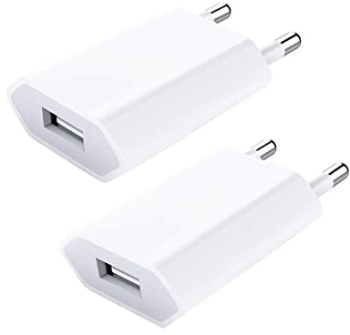 TEMPO DI SALDI Coppia Di Caricabatterie USB Compatto Perfetto Per Il Lavoro A Casa O Viaggio