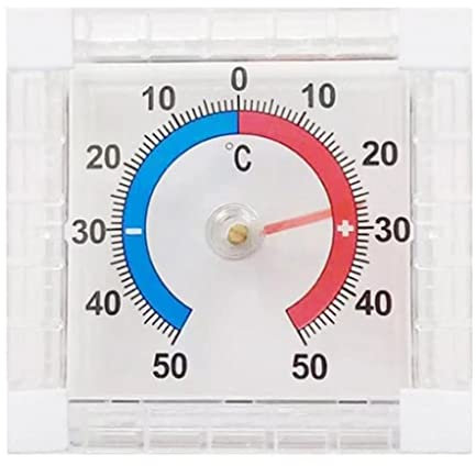 Blinkendes Fenster Innen-Zeigerthermometer Außenwandthermometer Gewächshausgarten