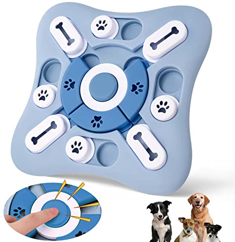 Sricam Dog Puzzle Toy, Interactive Dog Toys Slow Feeder Enrichment Toy Squeaky Stimulation Toys for Improving Dog's IQ and Helping Pets De-stress