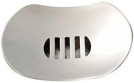 STOBAZA Caja De Jabón De Acero Inoxidable Pulida Jabonera De Platillo Volador Drenaje Jabonera De Doble Capa para Baño y Ducha