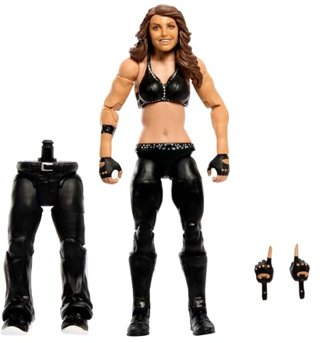 Mattel WWE Elite Actionfigur WrestleMania mit Zubehör und Nicholas-Bauteilen, bewegliche Sammelfigur für WWE-Fans HVJ11