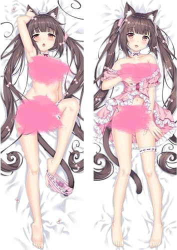 RuiHao Anime Kissenbezug Manga Kissenhülle Für Hentai Waifu,Anime Pillowcase Digitaler Doppelseitiger Druck Kissenbezug,Seitenschläferkissen Bezug,Bedding Umarmungskissen Bezu