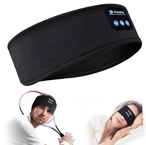 Sleep Headphone Headband, Wireless V5.0 Bluetooth Music Headband Man Women, Ultra-thin Stereo Speaker, Super Stretchy Soft, Breathable, Suitable for Yoga, Sleeping, Travel, Running, Meditating
