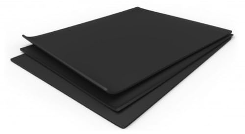 Farm Plastic Supply - Black Plastic Sheeting - 40 mil - Black Tarp, Polyethylene Vapor Barrier Sheeting, Roll of Heavy Duty Plastic (12' x 20')