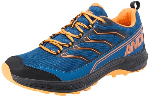 Ande Barro, Zapatillas para Carreras de montaña Unisex Adulto, Azul Naranja, 39 EU