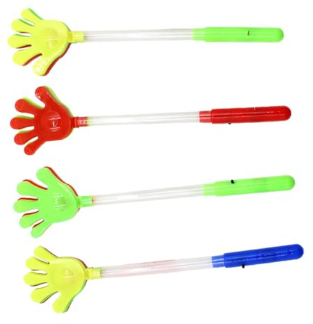 Toddmomy 12pièces Bâtons Lumineux à Claquer Accessoires De Fête pour Prop De Cheer Et Animation De Aléatoires