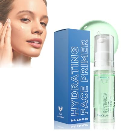 Eazerom 21 Hydrating Face Primer,Hydrating Primer,Jelly Face Primer,Makeup Primer für Makellose, Glatte Haut & Langanhaltendes Makeup, Full Coverage Foundation Base Long Lasting Hydrating