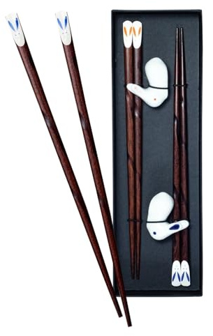 JADE TEMPLE Set di bacchette con coniglietti panchina – 1 set