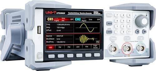 UNI-T - Generatore di funzioni, UTG2062X, 60 MHz, 2 canali