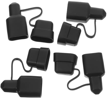 DIYEAH 4pezzi Cappucci Impermeabili per Cavi Elettrici Protezione Polvere per Spinotti Batteria Rapida Tappi Antipolvere in PVC Durevole Compatibili con Connettori a Due di Seconda Genera