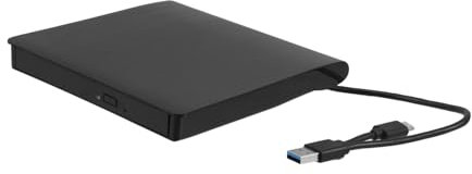 NUOBESTY Lettore CD Portatile Con Unità Ottica Lettore Dvd Portatile Per La Casa Lettore Dvd Esterno USB Per Laptop Lettore Musicale Lettore CD Unità Esterna Portatile Unità Disco