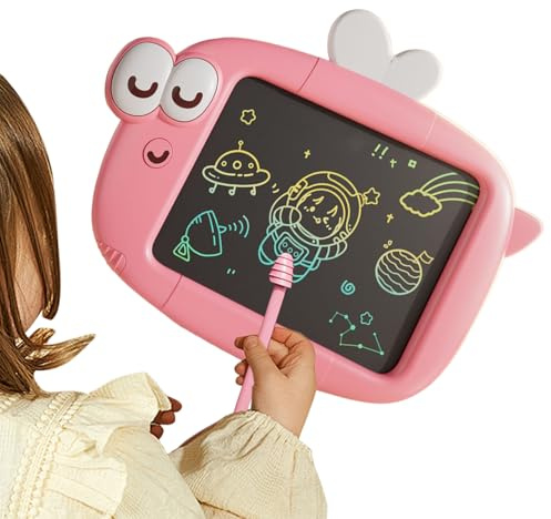 Genérico Pizarra Escrita LCD | Tablero de Dibujo Borrable Reutilizable para,Tablero Educativo LCD para Aprendizaje Escritura Dibujo en Casa