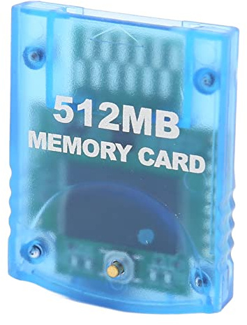 Carte mémoire haute vitesse Plug and Play pour console de jeu Gamecube Wii 512 Mo 8192 Blocks Accessoire de stockage